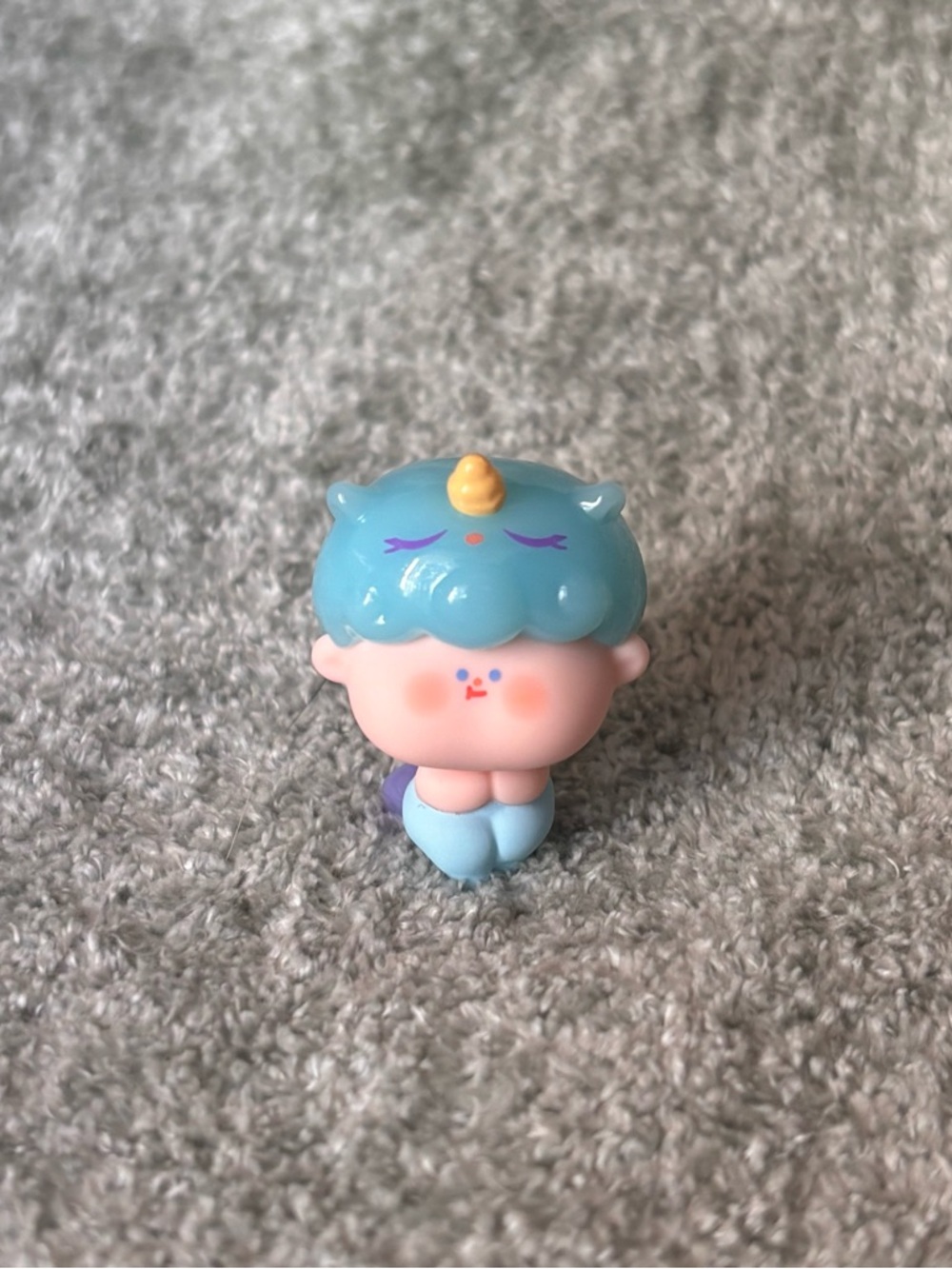 AMLLS cute pony | blue jelly pony Pop Bean | blind bag mini figure confirmed